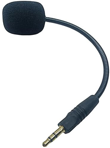 SEAYACK Asta staccabile del microfono del microfono di 3.5mm della sostituzione con il manicotto della spugna di cancellazione del rumore per la riparazione