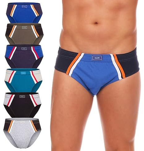Cocain underwear 6 Stück Gr. L Herren Unterhosen Männer Herren Slips Schlüpfer ohne Eingriff Herrenslip größe M L XL XXL 3XL 4 XL