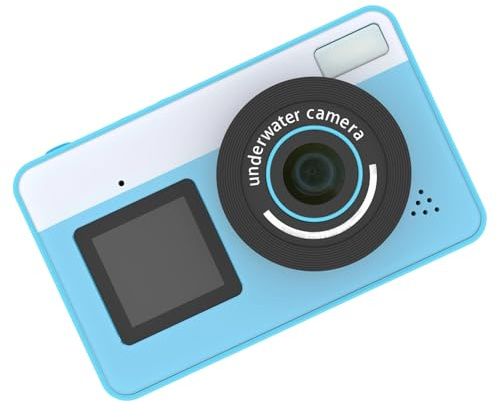 Appareil photo numérique sous-marin 48 millions de protection IP68 - Design de 10 pieds - Zoom numérique 18x - Pour activités d'exploration aquatique - Caméra sous-marine pour la plongée avec tuba