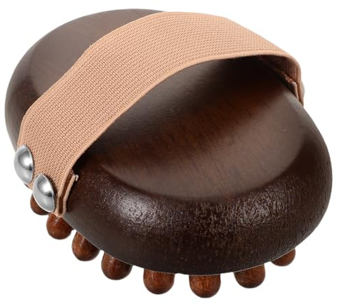 PAMINGONO Handliche Meridian massagebürste aus mit Luftkissen Wiederverwendbarer Körper massagescrubber zur Akupunkturpunkt stimulation für Rücken Beine Kopfhaut und Spa anwendungen