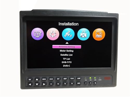 DVB-S2 DVB-T2 Medidor Buscador De Satélite Receptor TV Satelital HD Modulador MPEG-4 DVB-S/S2 MP4 HEVC(H.265) AVS/AVS DeteccióN Precisa