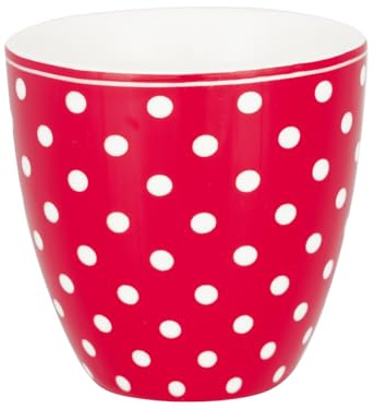 GreenGate Dotty Mini Latte Cup red 0,13l