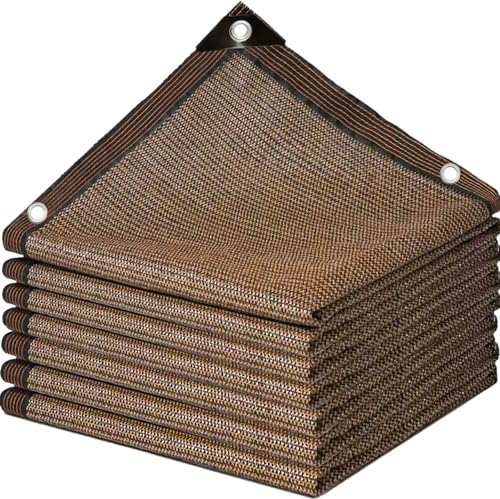Red de Sombra Exterior,Malla Sombra Exterior 80%UV Red de Sombra con Ojales