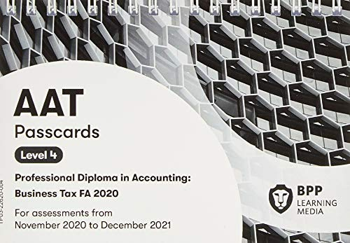 AAT Business Tax FA2020: Passcards