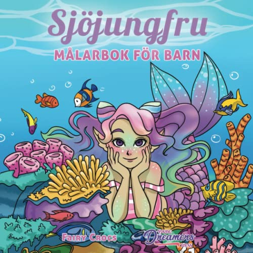 Sjöjungfru Målarbok för barn