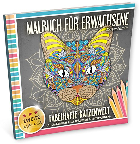 Malbuch für Erwachsene: Fabelhafte Katzenwelt (Ausmalbuch zum Träumen & Entspannen)