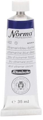 Schmincke – Norma® Professional - feinste Künstler-Ölfarben, Ultramarinblau dunkel - 35 ml
