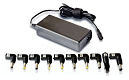 CARGADOR Universal de PortÃTIL LEOTEC - 90 W - AUTOMÃTICO - Voltaye Salada 15-20 V - 10 conecTORES - ALTA EFICIENCIA