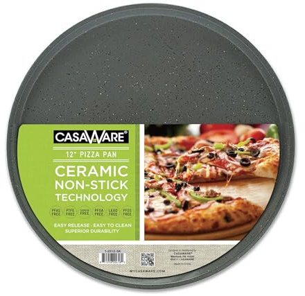 casaWare Pizza/baking Pan 12-inch (Silver Granite)