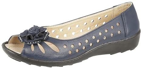 Boulevard - Peep-Toe donna , Blu (blu), 39