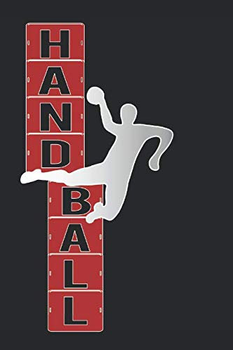 Handball: Handballer Notizbuch, Notebook, Tagebuch, Kritzelbuch im handlichem A5 Formart, 110 linierte Seiten