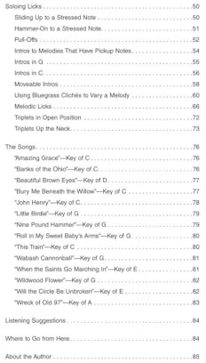 Bluegrass Banjo Breaks & Licks