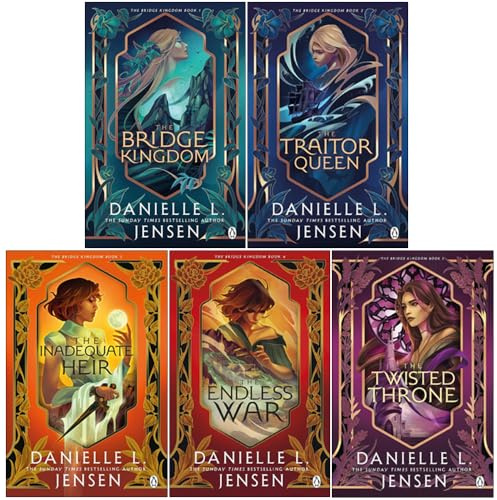 The Bridge Kingdom Series By Danielle L. Jensen 5 Books Collection Set (The Bridge Kingdom, The Traitor Queen, The Inadequate Heir, The Endless War & The Twisted Throne)