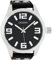 Oozoo Herrenuhr mit Lederband 51 MM Schwarz/Schwarz C1004
