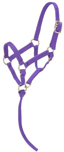 Tough 1 Miniature Nylon Halter, Purple, Large Mini