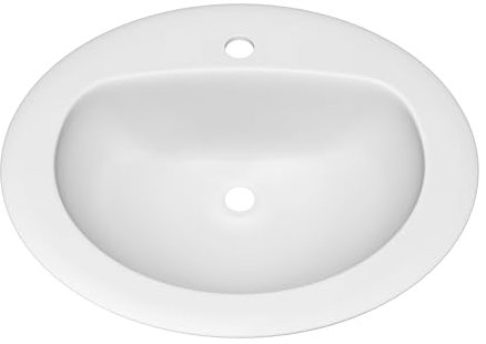 PROFLO PF20171WH PROFLO PF20171 20-1/2 Self Rimming Oval Bathroom Sink