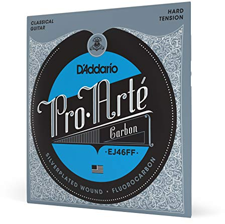 D'Addario Gitarrensaiten Konzertgitarre | Akustikgitarre | Akustik Gitarre Saiten | Classical Guitar Strings | EJ46FF Pro Arte Carbon Classical Saiten