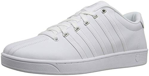 K-Swiss Men's Court Pro II CMF Sneaker, White/Silver, 10 M
