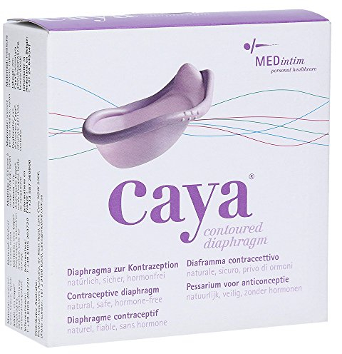 Caya Diaphragma - hormonfreie und ökonomische Verhütung - 2 Jahre wiederverwendbar - latexfrei - 1 Stück