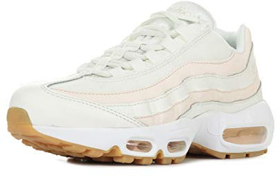 Nike WMNS Air Max 95, Damen Laufschuhe, Mehrfarbig (Sail/Guava Ice/Gum Light Brown/White 111), 42 EU
