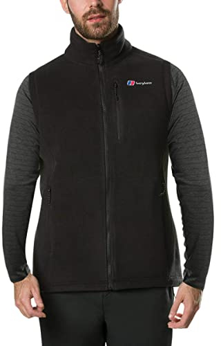 Berghaus Herren Prism Micro Polartec Fleece-Jacke | Zusätzliche Wärme | Besonders bequem Midlayer, Schwarz/Schwarz, S