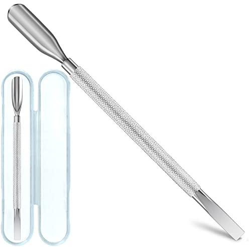 Alinana Repousse Cuticule Ongle Professionnel, Pousse Cuticule Ongle de Qualité, Repousse Cuticule Metal pour Cuticule Ongle Remover