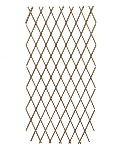 HERSIG - Celosias para Terraza Exterior - Celosia Mimbre (45x120cm) - Celosia Extensible - Decoracion Jardin Exterior - Celosias Decorativas Resistentes