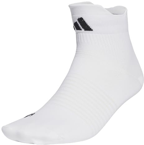 adidas Unisex Performance Designed for Sport Ankle Socks, White/Black, 48-51
