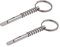 VOANZO pièces goupilles à Ressort Marines en Acier Inoxydable 5x5mm 316 goupilles à dégagement Rapide en Acier Inoxydable goupilles de Langue de Bateau pour charnières de Pont supérieur de Navire