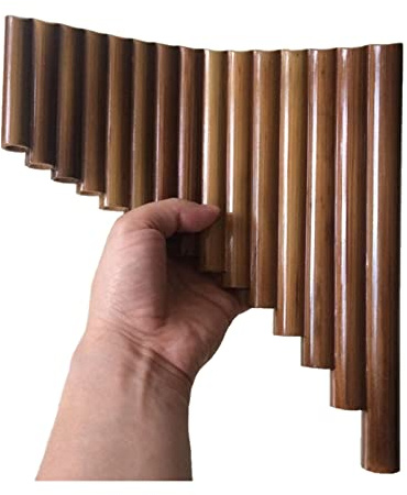 Panflöte Handgemachte Rechte Hand 15 Pfeifen Bambus Panflöte Tonart G Holzbläserflöte Traditionelle Blasinstrumente