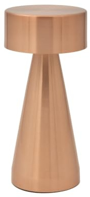 Luxus Europe - Tischlampe Touch Chloé Rosé - Kabellose LED-Tischlampe für den Innenbereich – USB-C wiederaufladbar – Touch-Bedienung – Dimmbar – 3 Lichtfarben