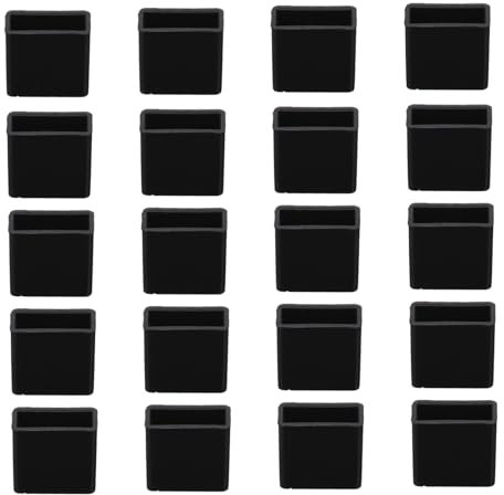Gatuida 20pcs USB Male Dust Proof Plug Caps Silicone Black Protector