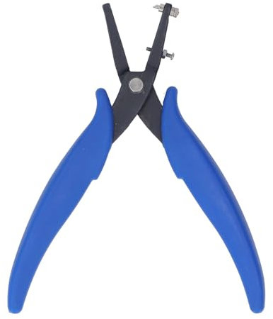 Alicates de Perforación de Agujero de Metal, Agujero Redondo de 1,6mm para Metal, Cuero, Plástico, Alicates de Perforación de Agujero Redondo para Chapa, Alicates de Joyería con