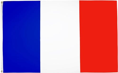 Bandiera Nazionale Francia Francese 90x150 cm con occhielli metallici