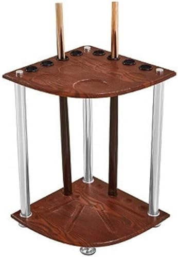 Billard-Queue-Racks, Platz für 8 Queues, hält Aschenbecher, Tassen und anderes Zubehör, platzsparend