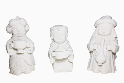 Arte Pesebre Figuras para Pintar Reyes Magos