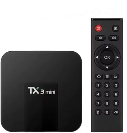 TX3 Mini Android 11.0 TV Box, 2GB RAM 16GB Storage, Quad Core, Dual WiFi 2.4G/5G, 4K HD