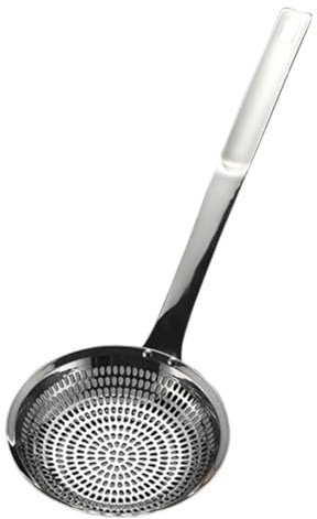 SECFOU Colapasta Acciaio Inossidabile Scolapasta Multifunzionale Con Manico Utensile Da Cucina Per Pasta Ravioli e Verdure Drenaggio Veloce e Facile Da Pulire