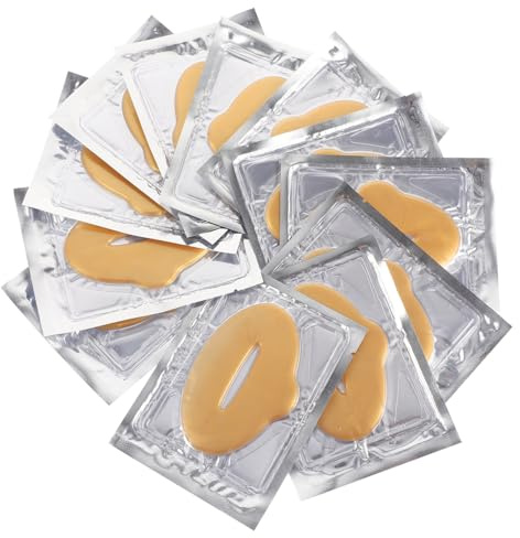VALICLUD 25 Stück Lippenmaske Collagen Feuchtigkeitsspendend Lippenpflege Gelpads Damen Multifunktionale Pflege Für Feine Lippenfältchen
