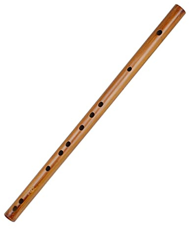 INOOMP Vertikale Kleine Holzflöte aus Braunem Holz mit Spiegelpolitur und Kleinem Volumen Inkl Weichem Lint Aufbewahrungsbeutel für Musikinstrumente im Freien