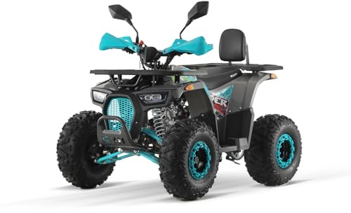 NITRO MOTORS 125cc midi Kinder Quad Dustrider RS8-A Sport, Farbe:Black - Red