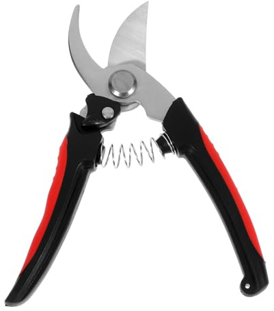 HOLIDYOYO Tijeras de Podar de Acero Inoxidable para Jardinería Ergonómicas y Ligeras Tijeras Pequeñas para Recorte de Bonsáis y Árboles Frutales Herramientas Manuales para Jardín