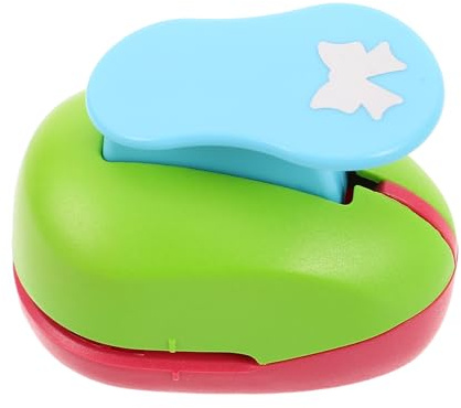 UTHCLO Schleifenlocher für 15cm aus Kunststoff Selbstgemacht Bastelwerkzeug für Scrapbooking und Tagebuch Ergonomisch Vielseitig Einsetzbar für Kreative Papiergestaltung Zufällige Farbe