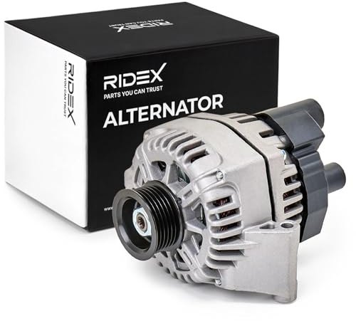 RIDEX 4G1220 Lichtmaschine 75A Generator LiMa 12V Alternator mit Mehrfachriemenscheibe Kompatibel mit OPEL Corsa C Schrägheck X01 52003511 51984050 51854907
