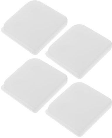 BRIGHTFUFU 4 Weiße Selbstklebende Duschvorhangclips aus Abs mit Sicherem Clip Design zum Schutz vor Wasserspritzern Winddicht und Elegant für Bad und Wohnmobil