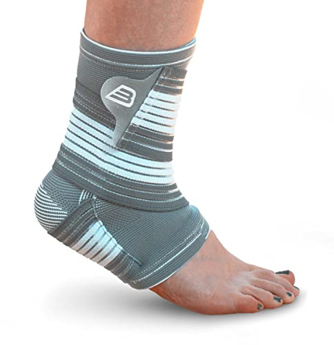 Bionix - Tutore per caviglia regolabile, per artrite, fascite plantare, tendinite di Achille, distorsioni della caviglia, tallone e piede, per alleviare il dolore, unisex, confezione da 1, L