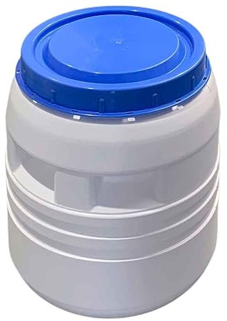 AC - Bidón/Barril, Ideal para el almacenamiento de alimentos, fabricado en plástico, 22 Litros de capacidad. 25,5 x 29 x 29 cm, Ref. 41135