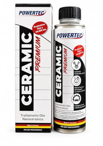 diTosi Nano-Ceramic Powertec Trattamento Nanotecnologico per Motori Diesel, Benzina e GPL, Riduzione Attriti, Protezione Ceramico Antiusura, per Oli 100% Sintetici