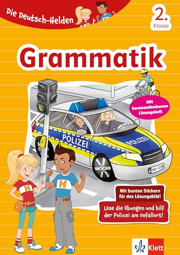 Klett Grammatik 2. Klasse: Deutsch in der Grundschule – mit Stickern (Die Deutsch-Helden)
