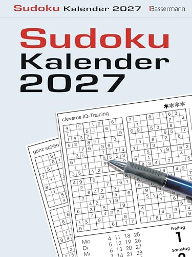 Sudokukalender 2027: Der beliebte Abreißkalender mit 800 Zahlenrätseln